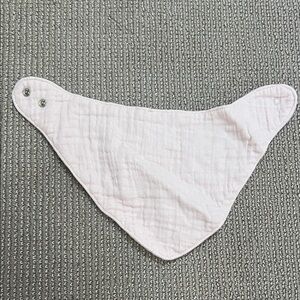 Cloud Island Soft Pink Baby Bib